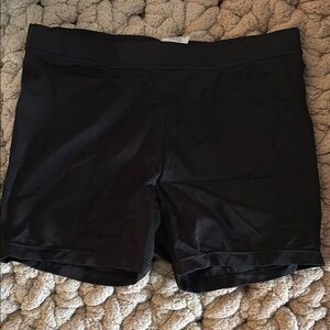 Girls Black Active Shorts